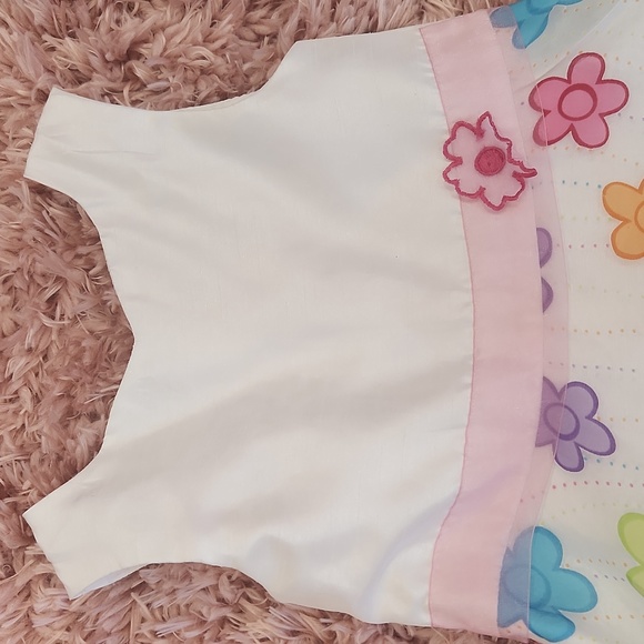 Girls 5T Colorful Flower Dress - Picture 2 of 7